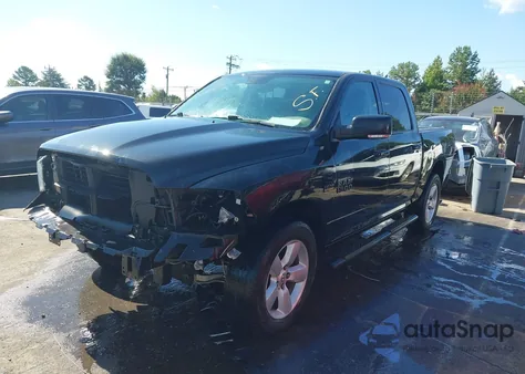 2018 Ram 1500 Big Horn 4X4 5'7 Box z USA, uszkodzony, nr VIN 1C6RR7LT1JS243227